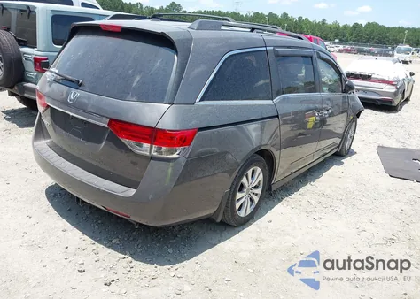 2014 Honda Odyssey Ex-L from USA, damaged, VIN 5FNRL5H6XEB089878